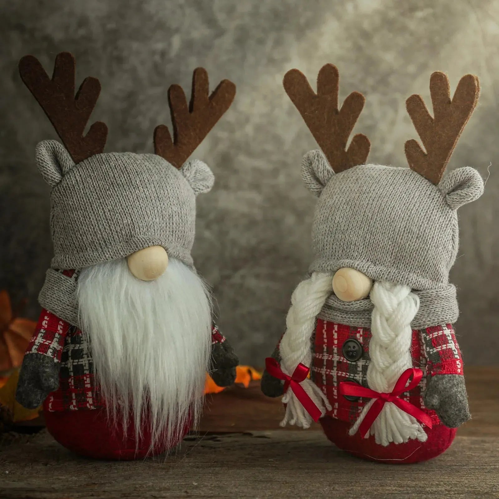Home Christmas Antlers Dwarf Doll Ornaments - Bellarte Enchanté Home Christmas Antlers Dwarf Doll Ornaments
